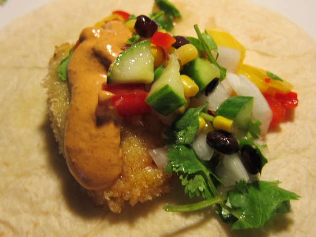 Fish Tacos With Chipotle Mayo And Mango Salsa Eat Crave Love